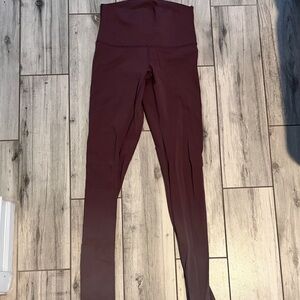 lululemon athletica brown ombré wunder under Leggings